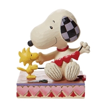 Peanuts - Snoopy with Hearts H: 11,5 cm.